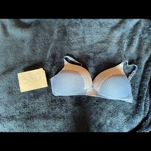 38D Polka Dot Bra No Underwire